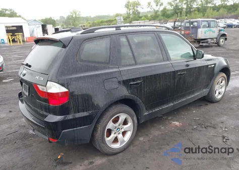 2007 BMW X3 3.0Si z USA, uszkodzony, nr VIN WBXPC93417WF17152
